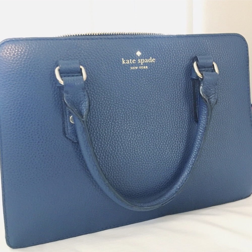 Kate Spade Navy Blue Satchel Bag Purse